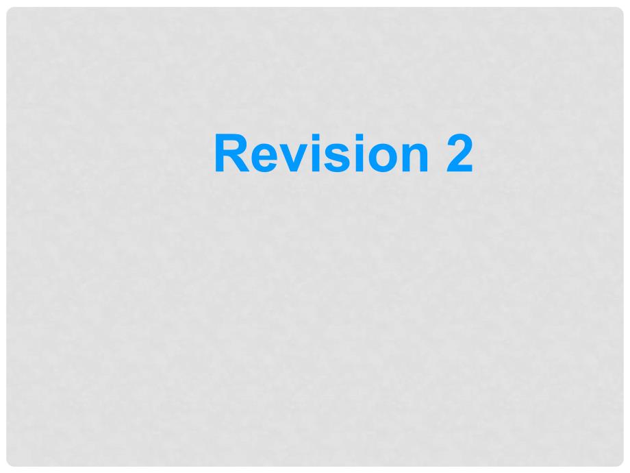 一年级英语下册 Revision2课件 人教新起点（标准版）_第1页