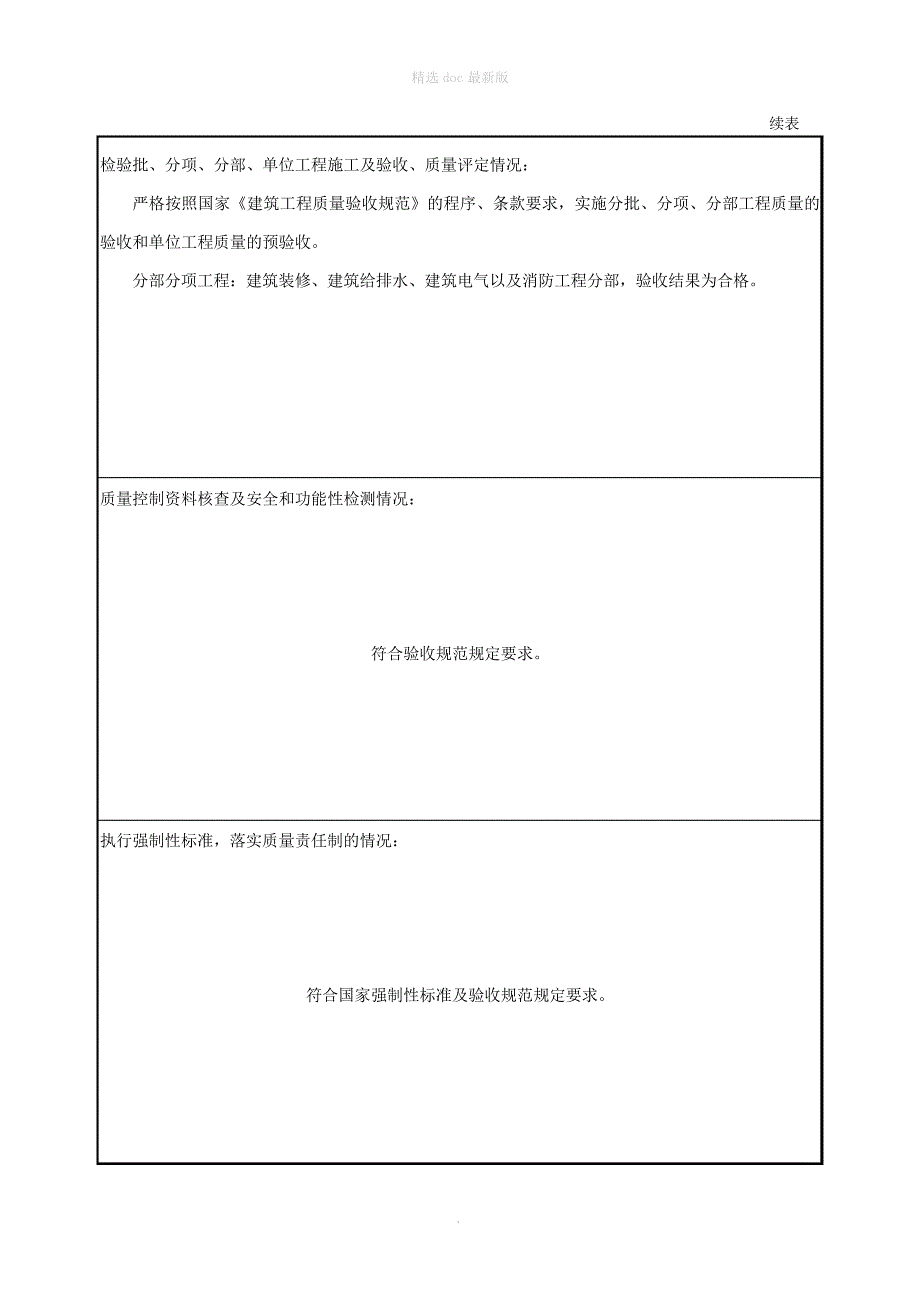 单位工程施工竣工报告_第4页