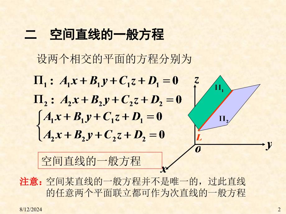 《空间直线及方程》PPT课件.ppt_第2页