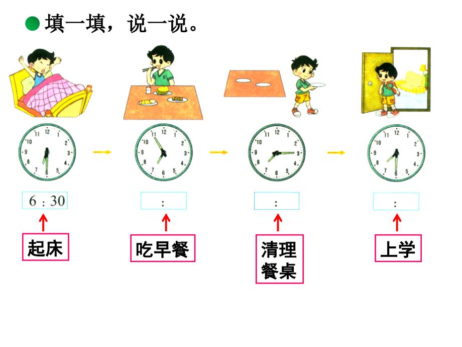 淘气的作息时间教学课件_第2页