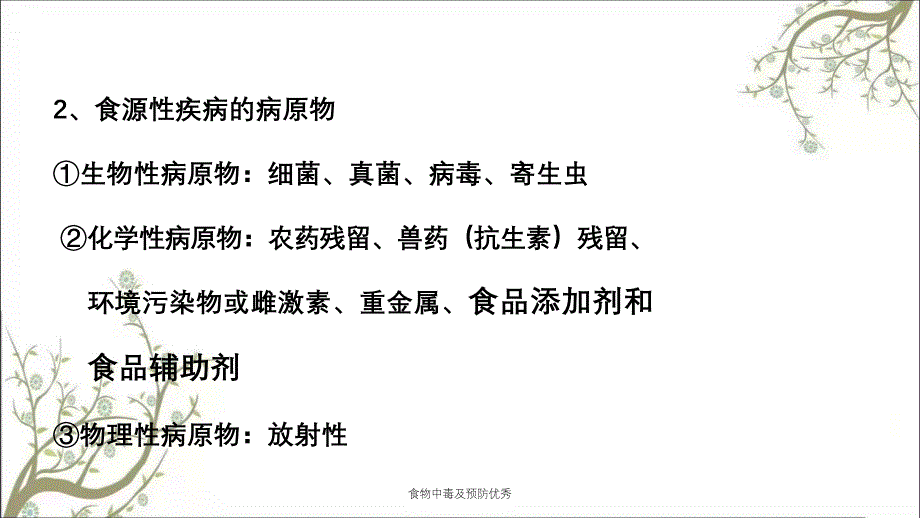 食物中毒及预防优秀_第3页