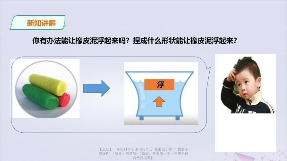 【最新】一年级科学下册 第2单元 我来做小船 7 我的小船课件 （新版）粤教版-（新版）粤教版小学一年级下册自然科学课件_第5页