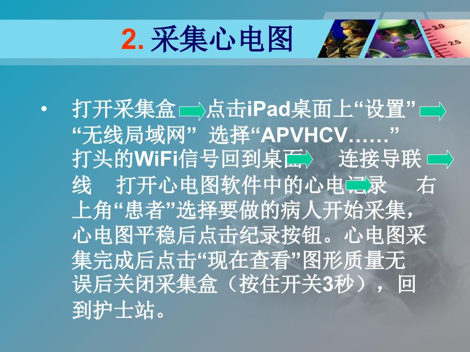 网络心电图操作流程PPT课件_第3页