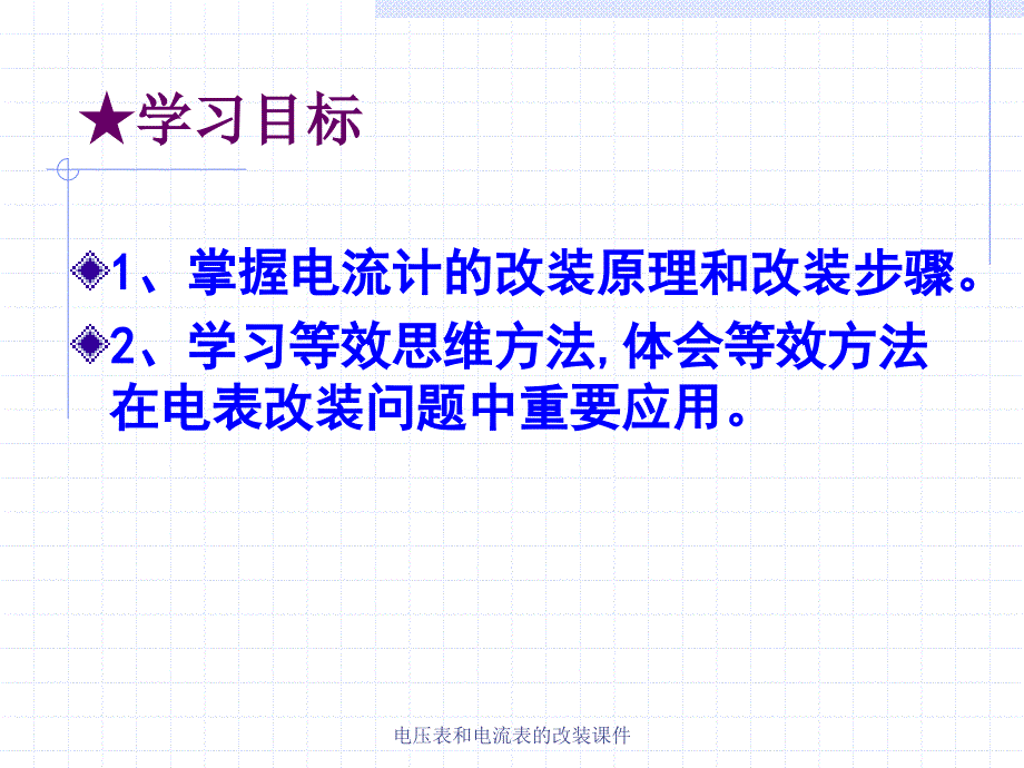 电压表和电流表的改装课件_第3页