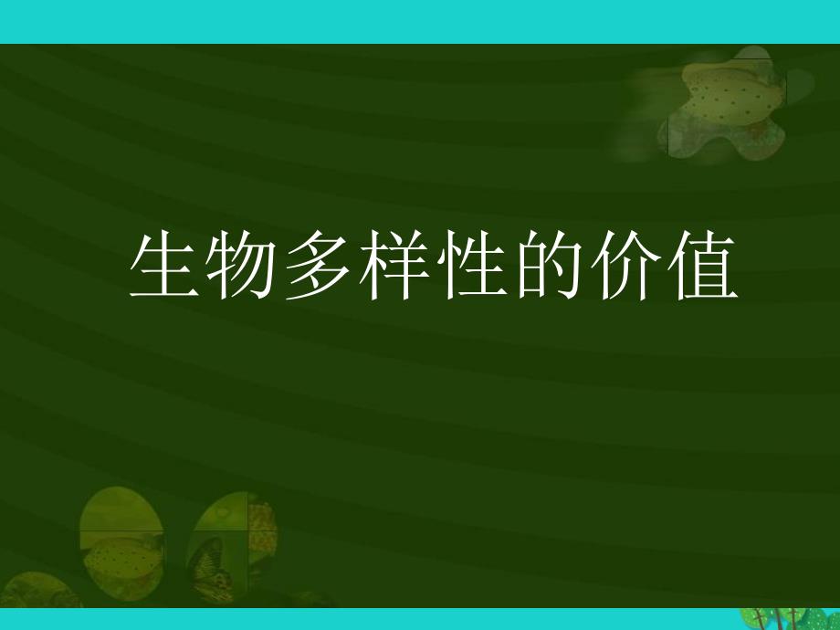 高中生物第三册第10章生物多样性10.1生物多样性及其价值课件1沪科版_第1页