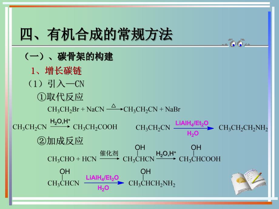 高中化学 第三章 第四节 有机合成（二）课件 新人教版选修5.ppt_第2页