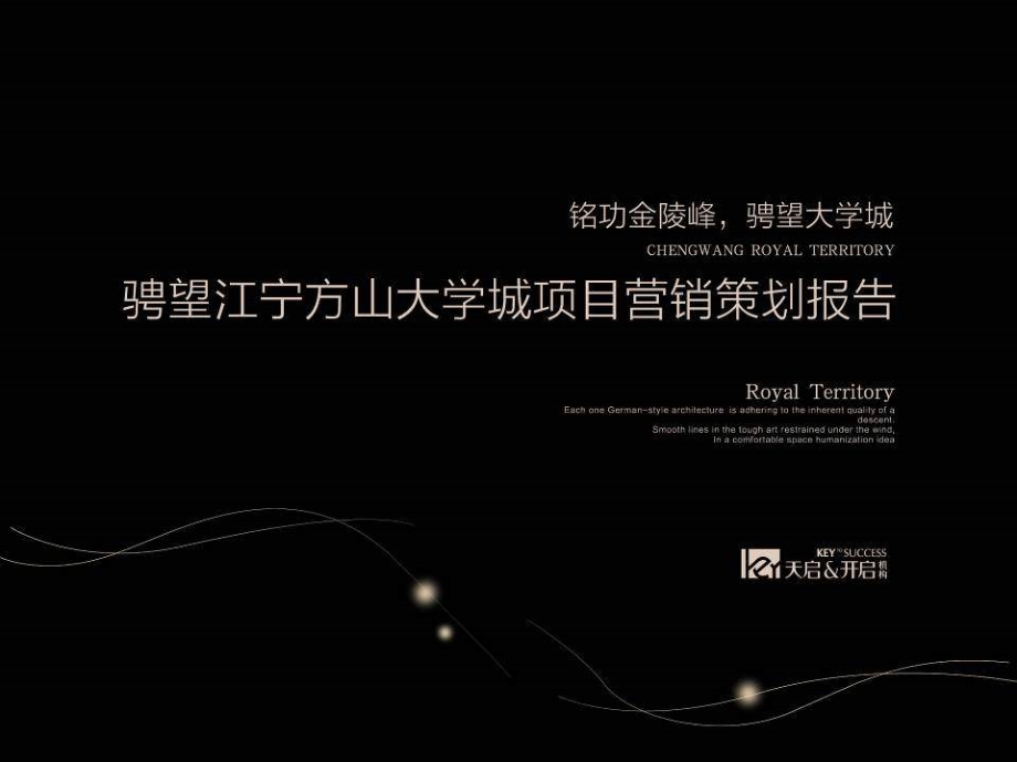 地产研究院骋望江宁方山大学城项目营销代理投标_第1页