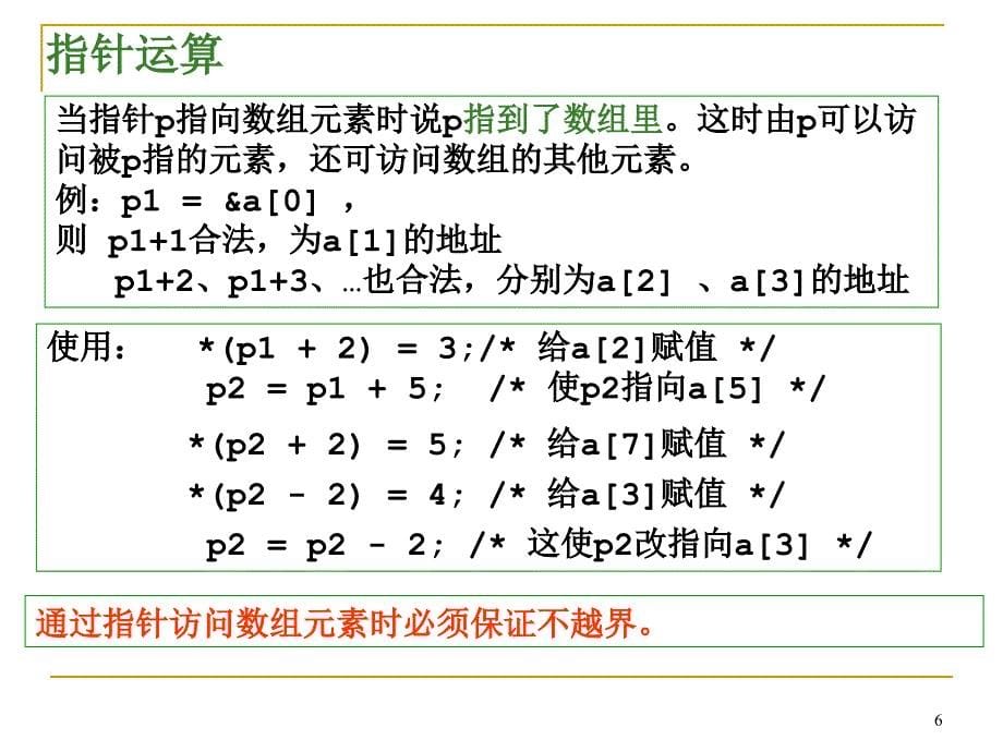 C语言教学课件：14-2_指针与数组_第5页