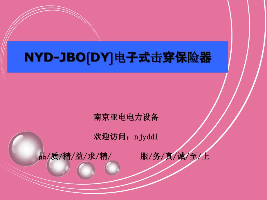 NYDJBODY电子式击穿保险器ppt课件_第1页