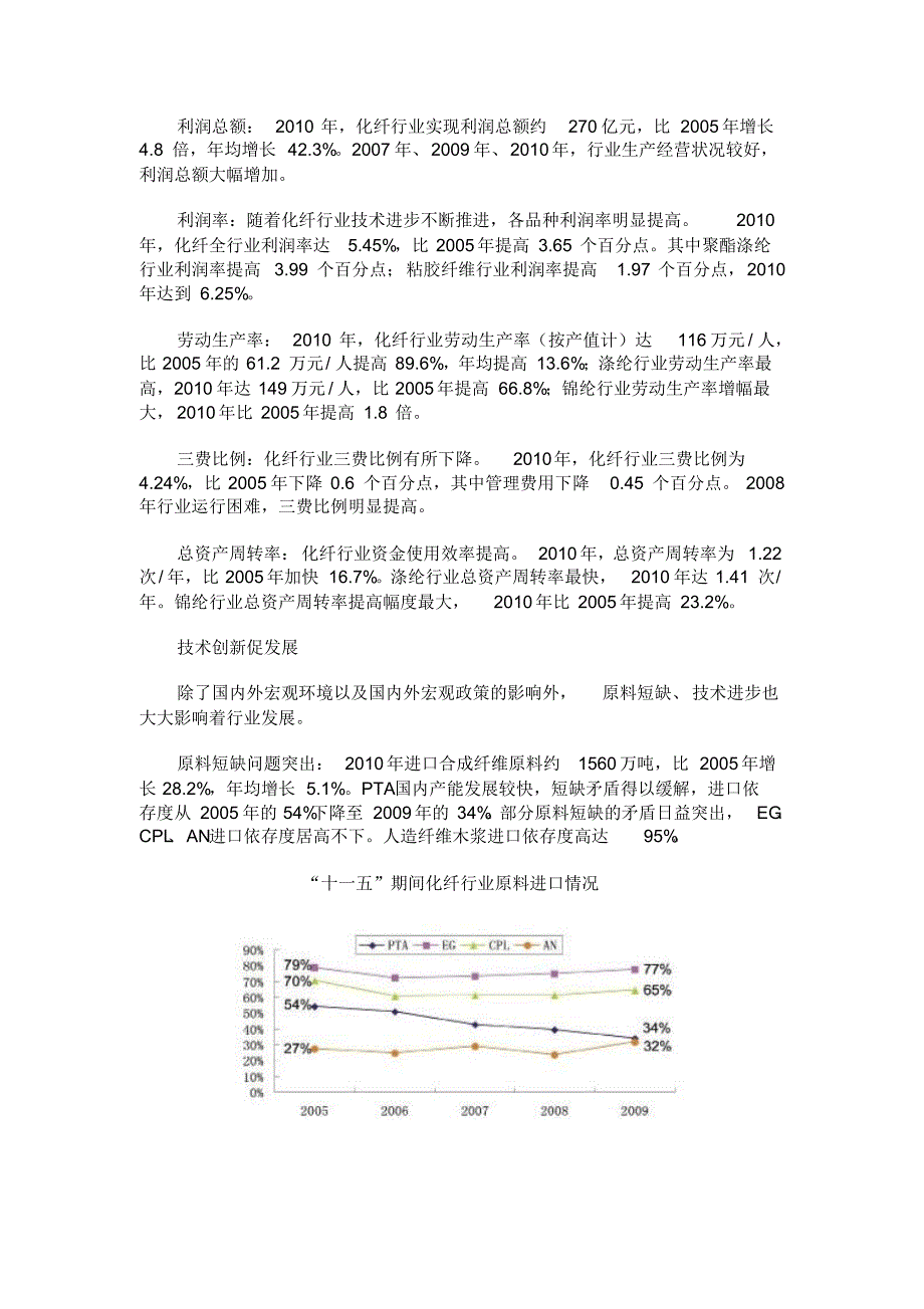 2010年化纤行业运行分析_第4页