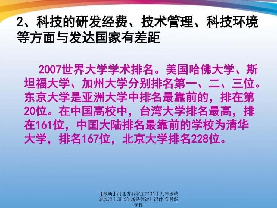 最新九年级政治政治上册创新是关键课件鲁教版课件_第5页