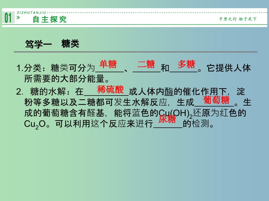 高中化学 2.2提供能量与营养的食物课件 苏教版选修1.ppt_第4页