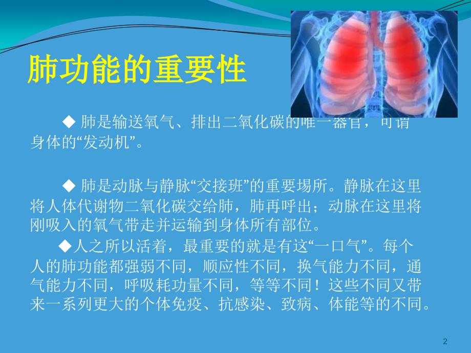 肺功能评估与训练的意义ppt课件_第2页