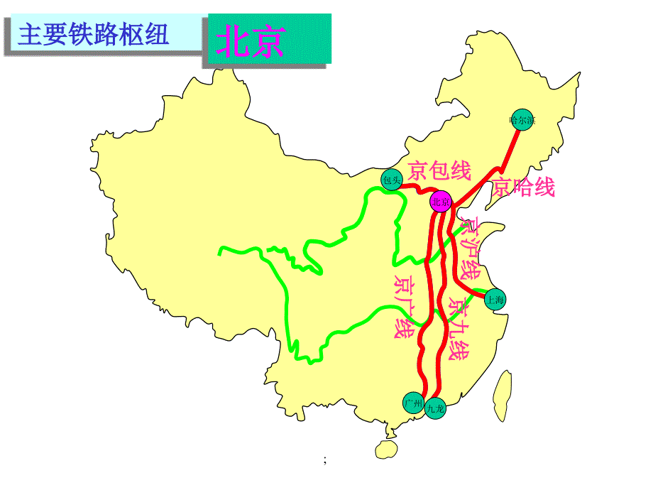 全国主要铁路布局ppt课件_第4页