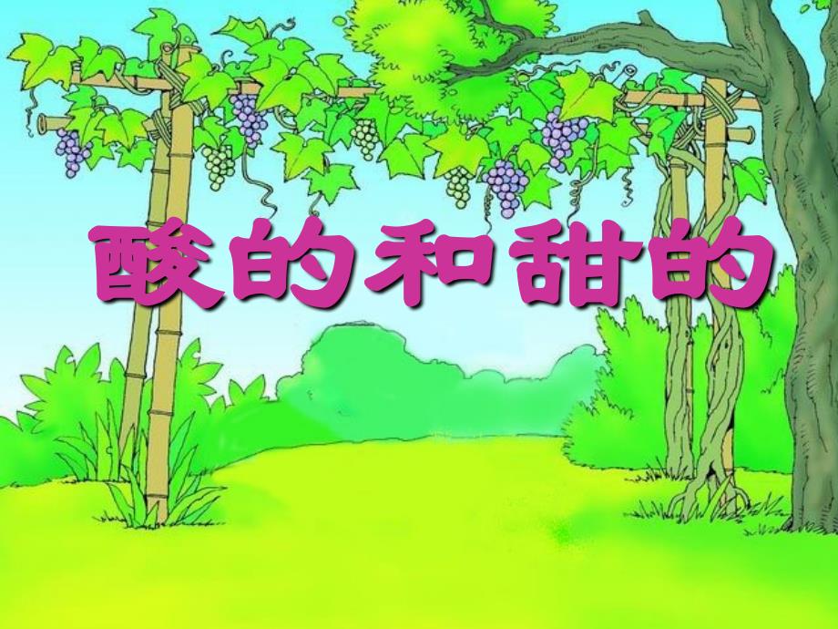 酸的和甜的-(1)_第1页