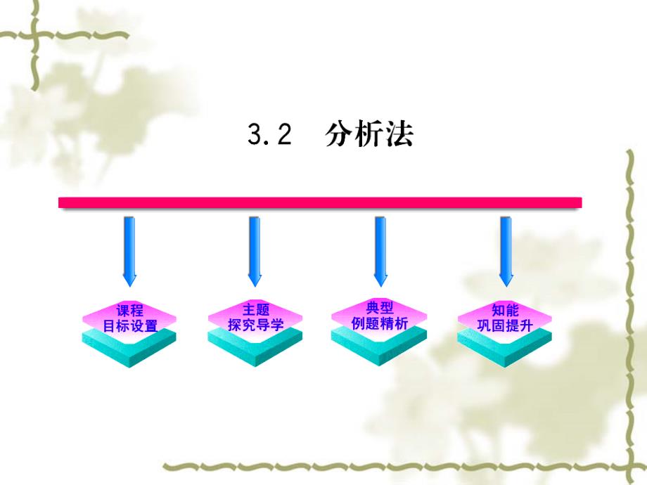 北师大版数学选修12课件：第3章分析法_第2页