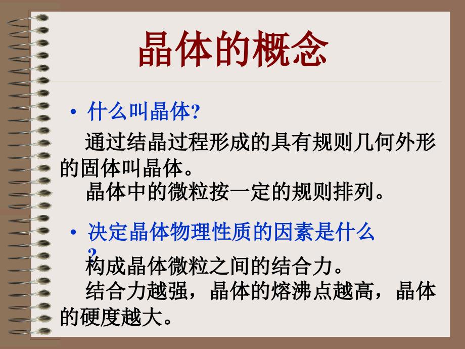 高一化学晶体的结构和性质.ppt_第2页