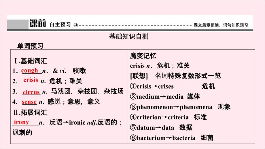 2019-2020学年高中英语 Unit 17 Laughter Section Ⅴ Language Awareness 2课件 北师大版选修6_第3页