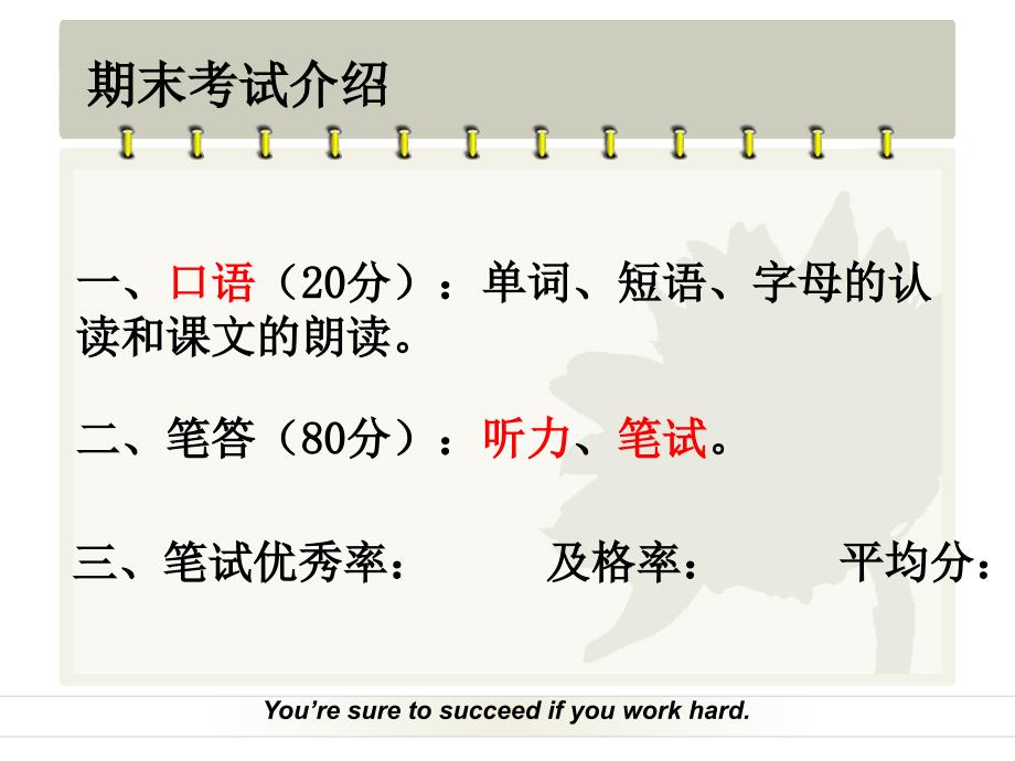 2年级上学期期末家长会英语教师讲演演示文稿_第2页