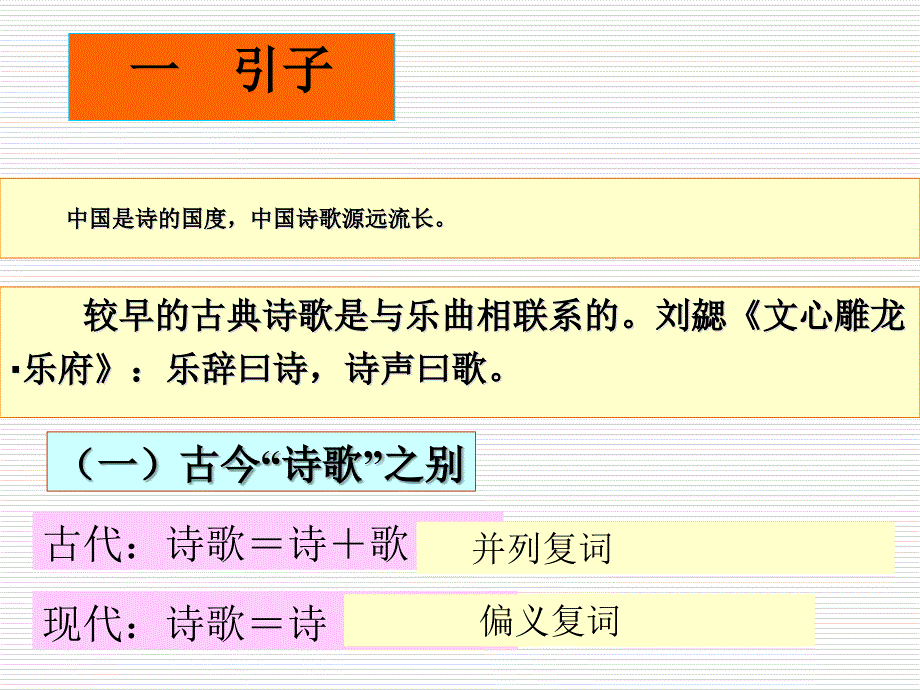 古典诗歌的发展及格律模板课件_第2页