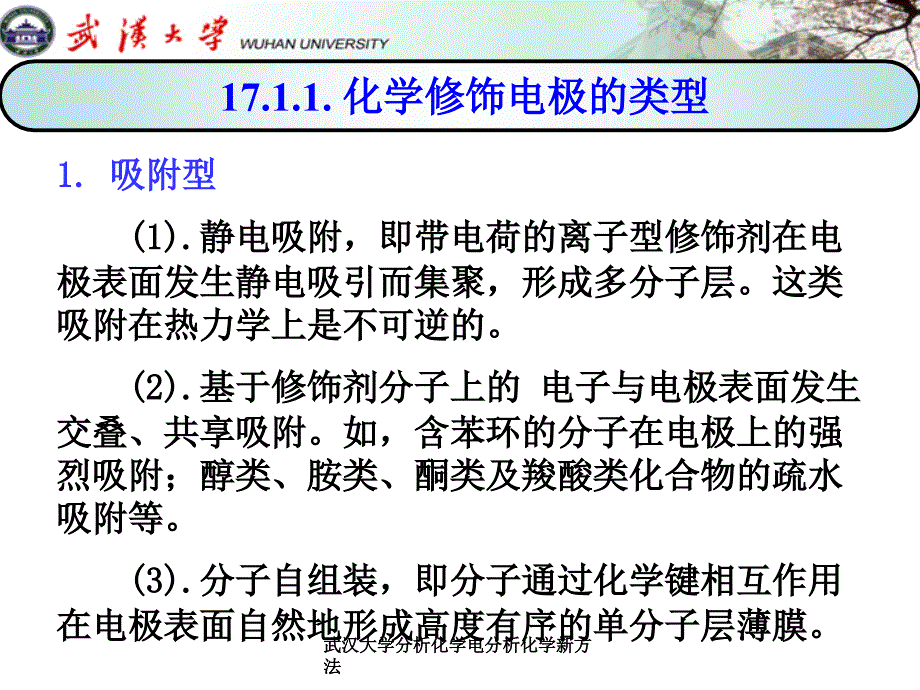 武汉大学分析化学电分析化学新方法课件_第3页