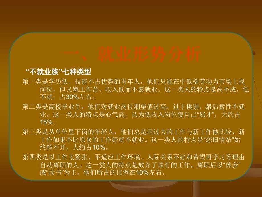 就业指导工作人员培训讲座.ppt_第5页