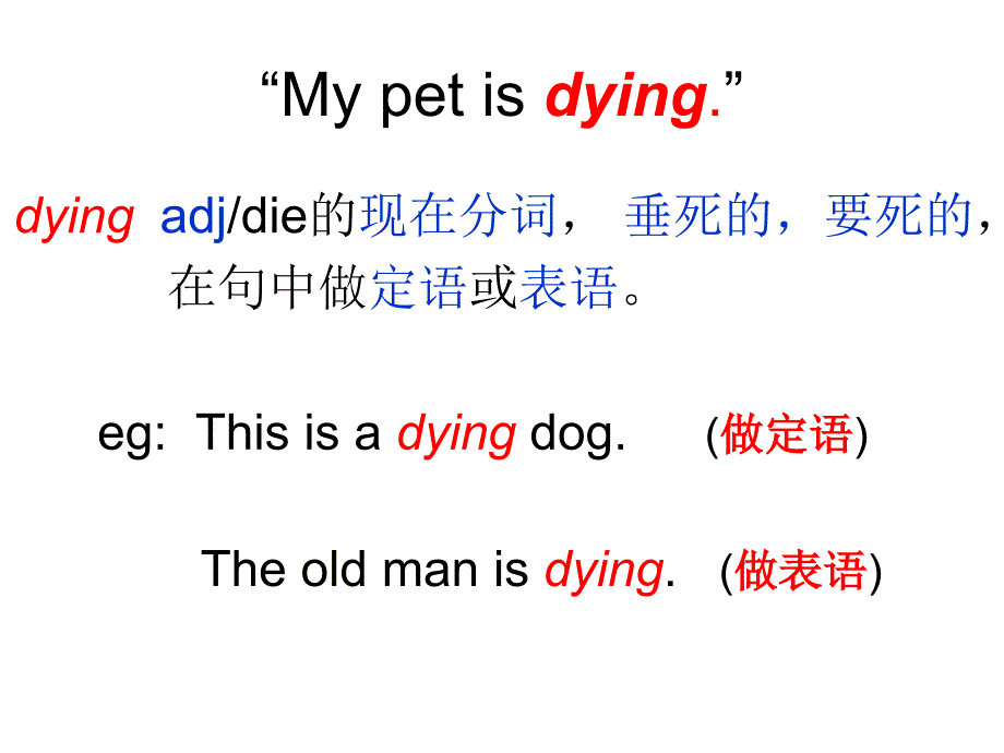 辨析die died dead dying death_第3页