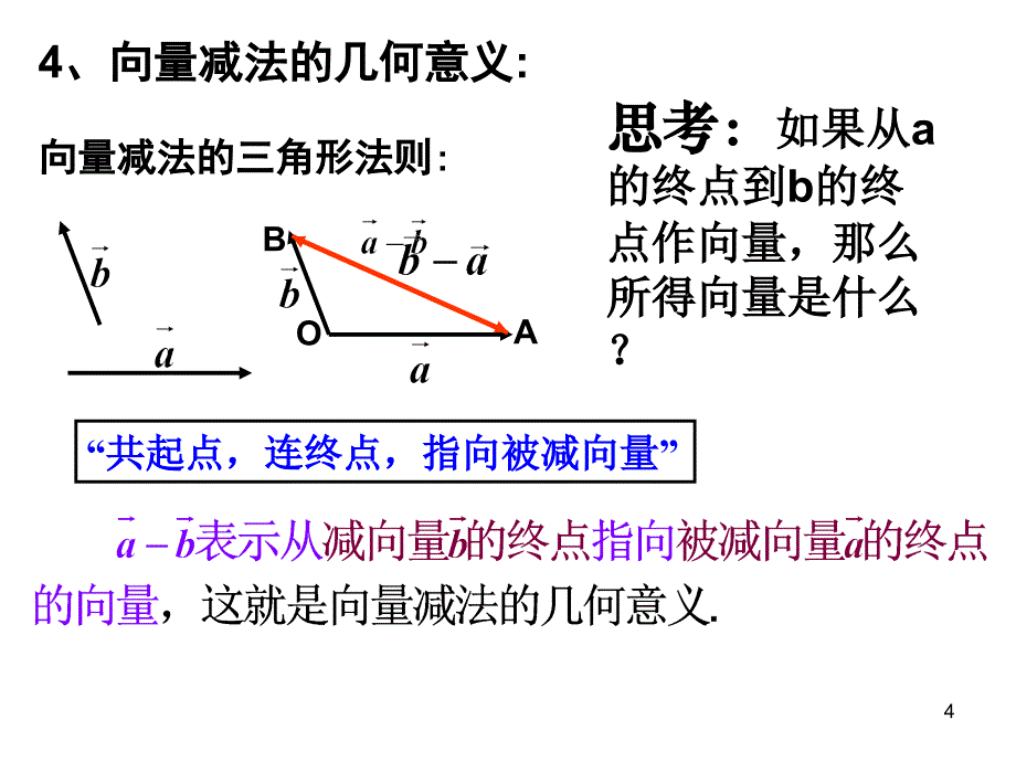 平面向量的加减运算_第4页