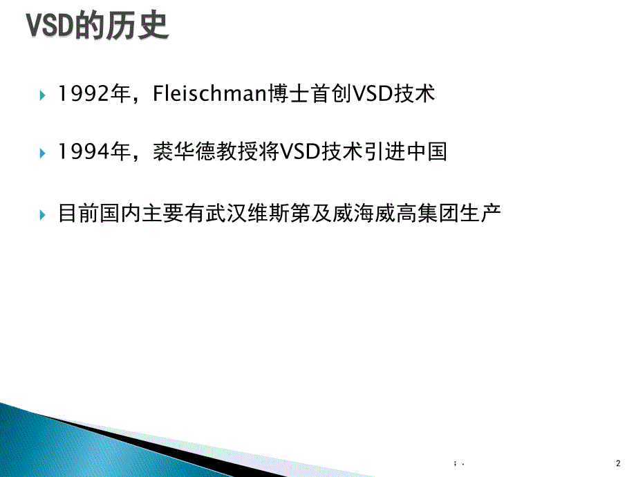 VSD的使用及护理ppt课件_第2页