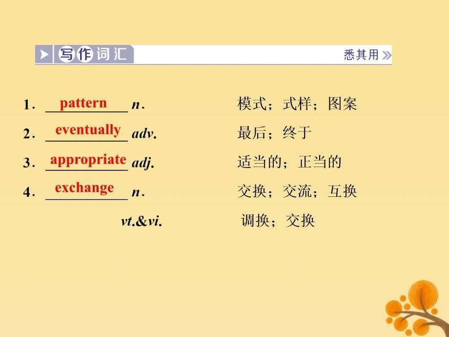 （通用版）2020版高考英语大一轮复习 2 Unit 2 Poems课件 新人教版选修6_第5页