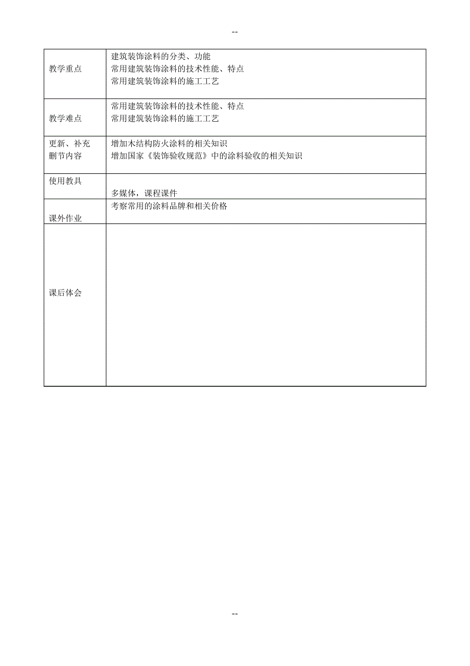 材料与工艺课程总体设计教案汇总_第3页