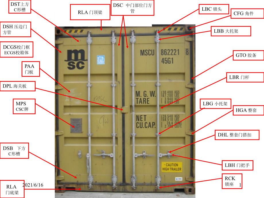 一、集装箱各部件_第1页