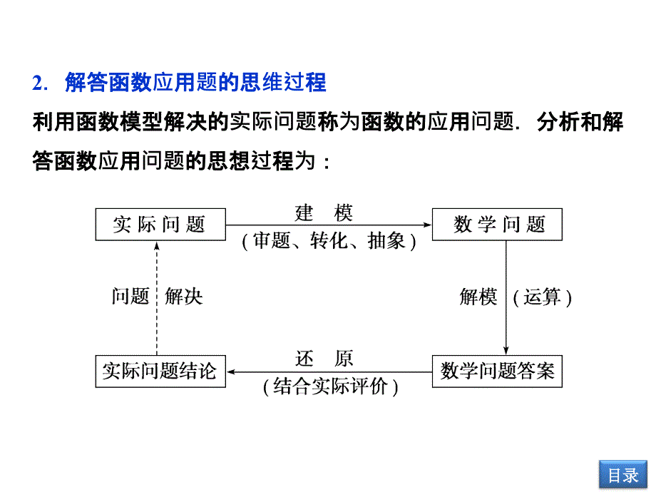 高考数学文科大纲版一轮复习配套29函数的应用课件_第4页