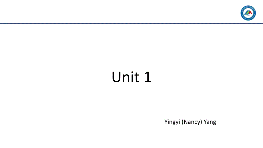 E英语教程2Unit1课件.ppt_第1页