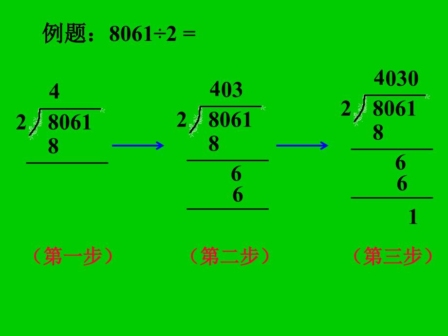 商中间和末尾都有0的除法课件（苏教版三年级数学下册课件）_第4页