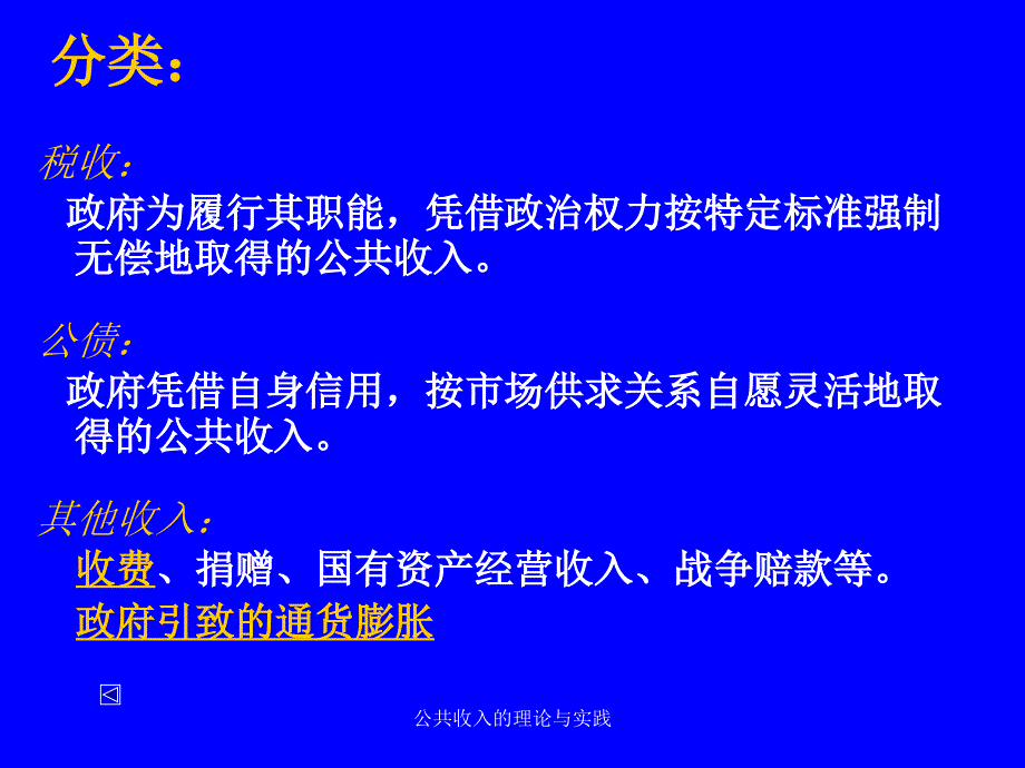 公共收入的理论与实践课件_第3页