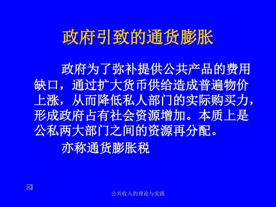 公共收入的理论与实践课件_第5页