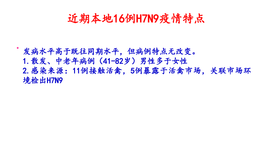 人感染h7n9禽流感诊疗方案ppt课件_第4页