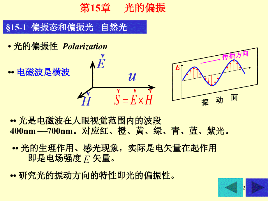 大学物理：第15章光的偏振_第2页