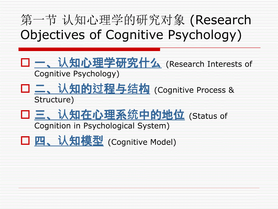 CognitivePsychologyI认知心理学_第4页