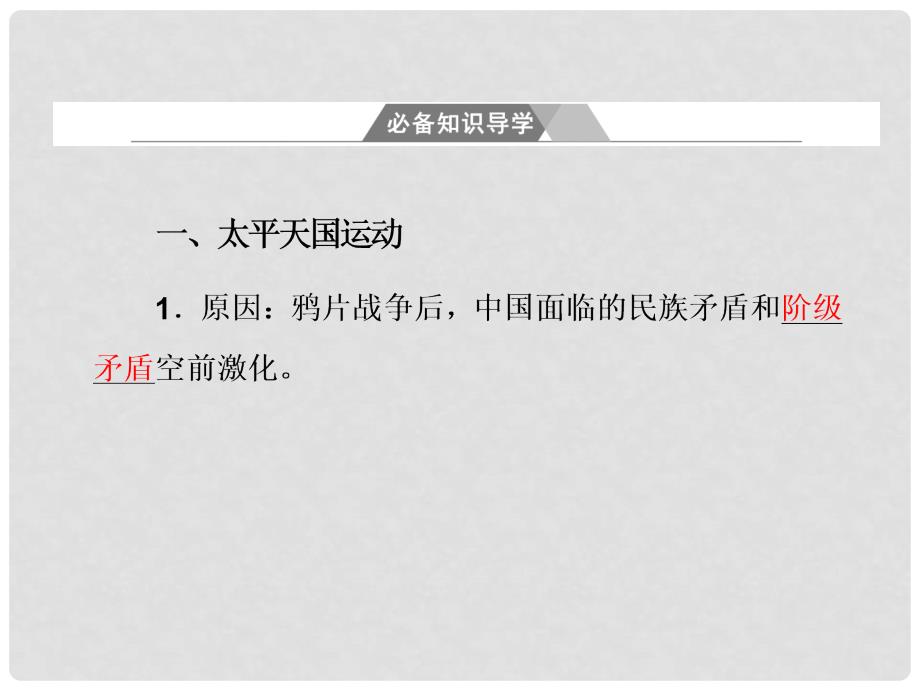 高考历史一轮总复习 第三单元 近代中国反侵略、求民主的潮流 第6讲 太平天国运动与辛亥革命课件_第3页