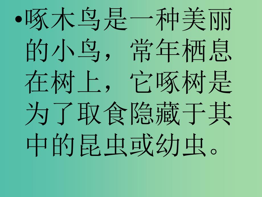 一年级语文上册啄木鸟课件3沪教版_第4页