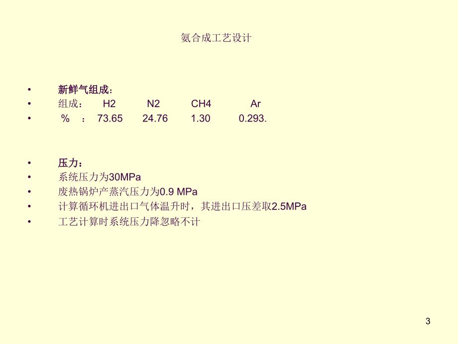 氨合成工艺设计ppt课件_第3页