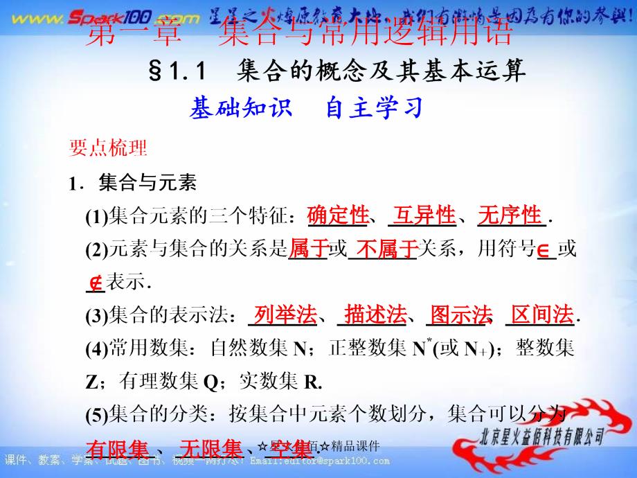 【苏教版数学】步步高大一轮复习课件：1.1 集合的概念及其基本运算_第1页