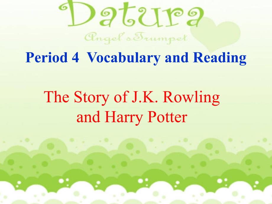 高二英语外研版选修6module2FantasyliteratureTheStoryofJ.K.RowlingandHarryPotter课件_第3页