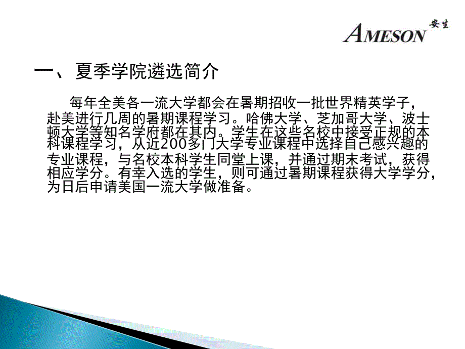 中国学生如何进入就读世界名校专题讲座_第4页