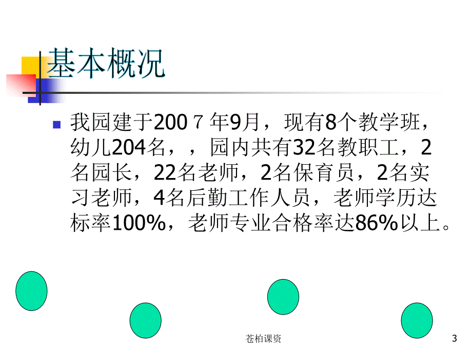 幼儿园汇报材料【PPT】【专业教学】_第3页