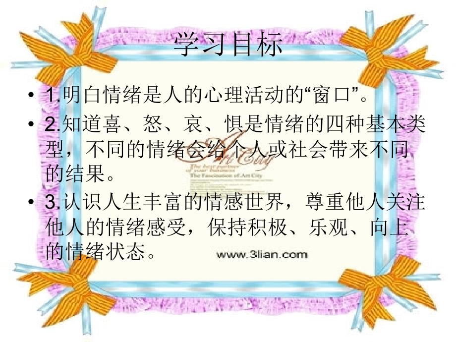 苏教版初中七年级下册思想品德课件《情绪的多重世界》_第4页