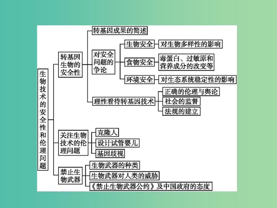 高中生物 专题四 生物技术的安全与伦理整合提升课件 新人教版选修3.ppt_第2页