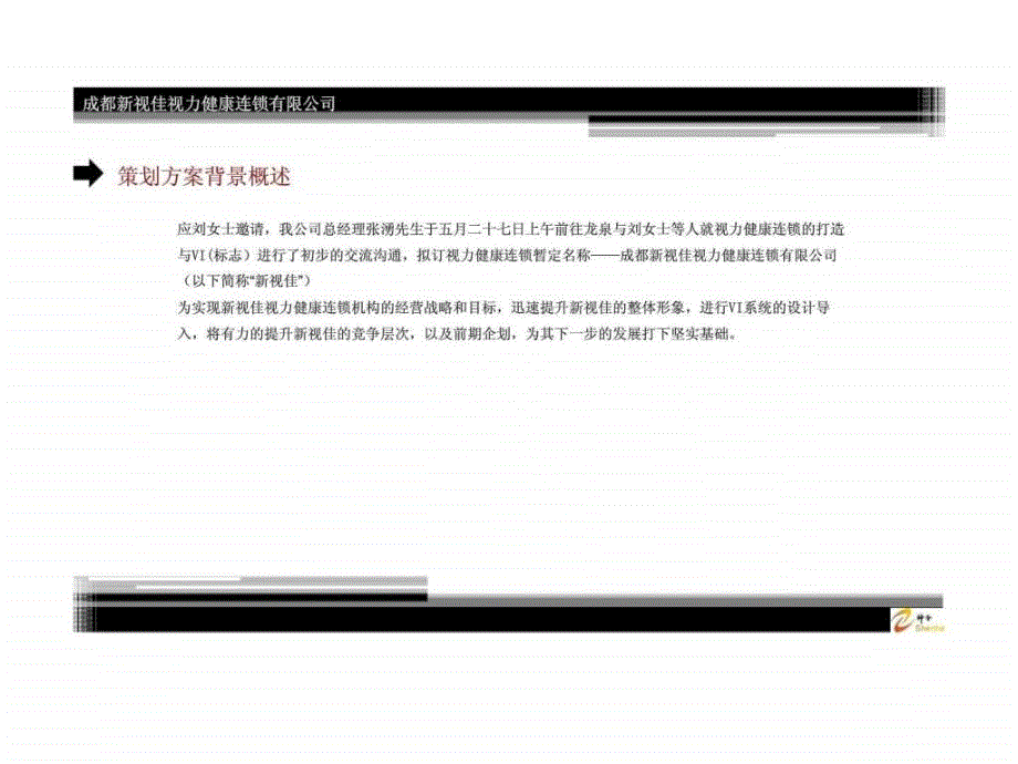 成都新视佳视力健康连锁有限公司VI标志企业形象策划设计及前期企划提案_第2页